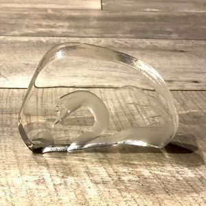 Crystal Swan Decoration